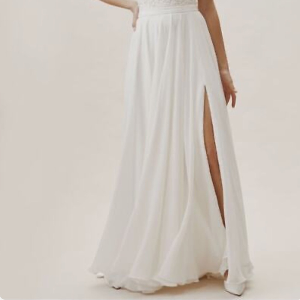 BHLDN Chateau Chiffon Maxi Skirt
